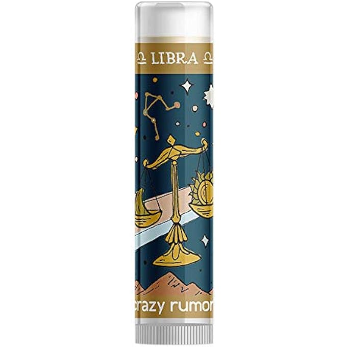 LIBRA (AIR BLEND) ZODIAC SOOTHING LIP BALM STICK FOR DRY LIPS, 100% NATURAL AND VEGAN 4G